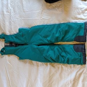 Teal Arctix toddler snow overalls